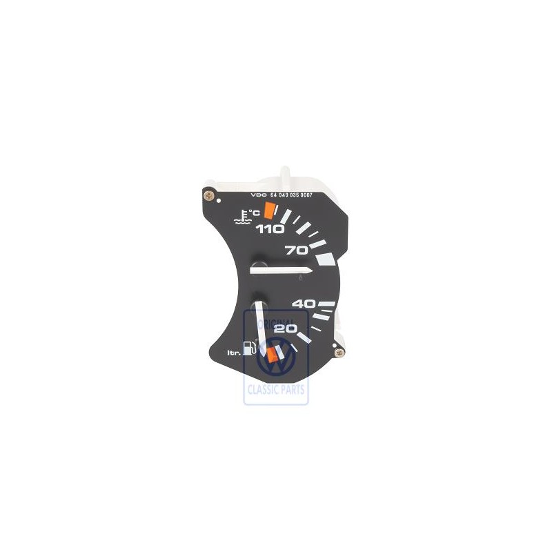 VW Original Indicador Nivel De Combustible Y Temperatura - 867919045F