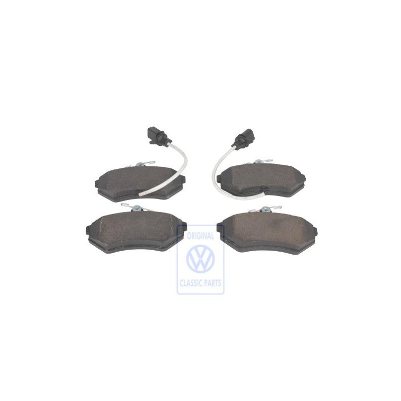 VW Original 10 Juego Pastillas Freno Con Indicacion De Desgaste - JZW698151G