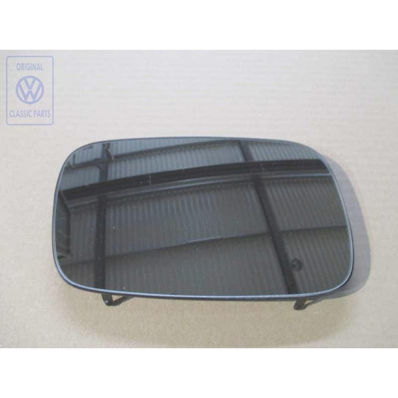 VW Original Cristal Espejo (Convexo) Con Placa Soporte - 357857522A