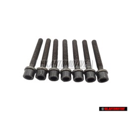 7x VW Original Tornillo Cilindrico Con Cabeza De Estrella Interior - 021103384E