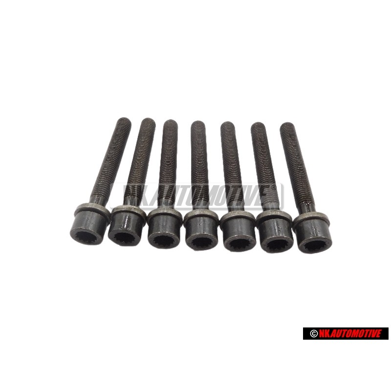 7x VW Original Tornillo Cilindrico Con Cabeza De Estrella Interior - 021103384E