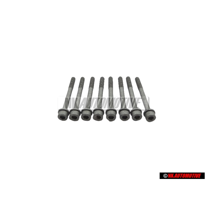 8x VW Original Tornillo Cilindrico Con Cabeza De Hexagono Interior - N 10099302