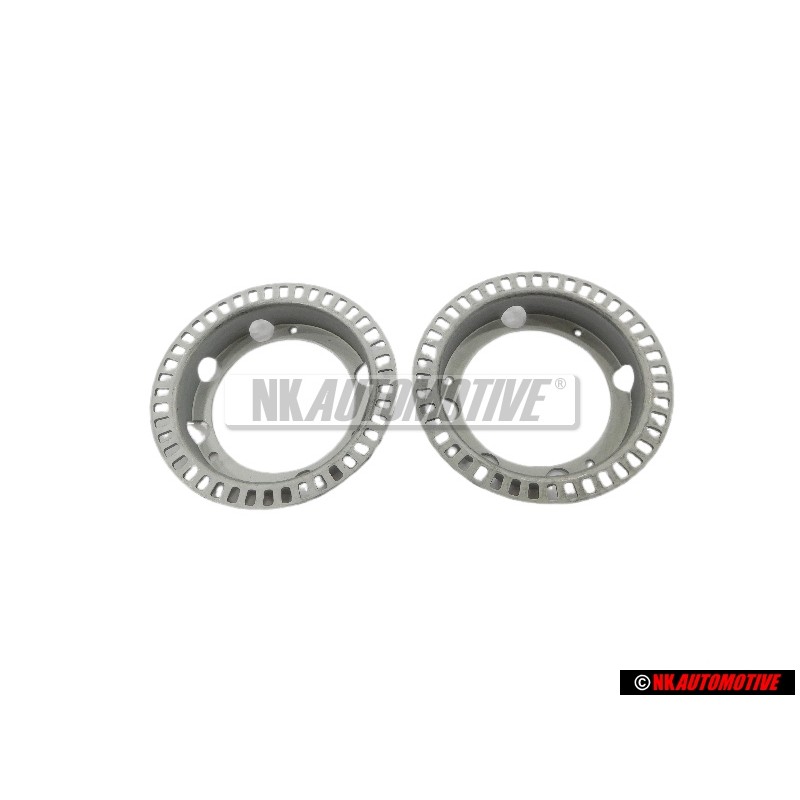 2x VW Original Tapa Ciega Negro Satinado - 357957087 01C
