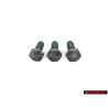 3x VW Original Tornillo Hexagonal, Autoblocante - N 01024041