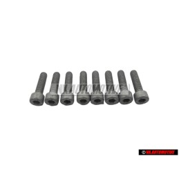 8x VW Original Tornillo Cilindrico Con Cabeza De Hexagono Interior - N 01472615