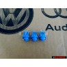 3x VW Original Bombilla C. Portalamparas Azul - 357919243B