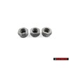 3x VW Original Tuerca Hexag., Autoblocante - N 0111821
