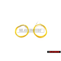 2x VW Original 1 Juego Cables Individuales C/U Con 2 Contactos - 000979109