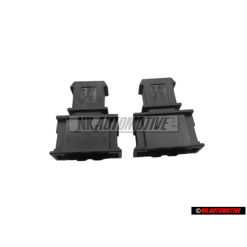 2x VW Original Caja Lenguetas Enchufe Plano - 191972762