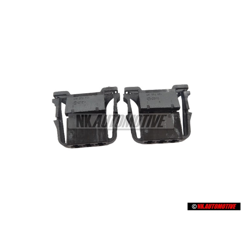 2x VW Original Caja Contacto Plano - 1J0972924