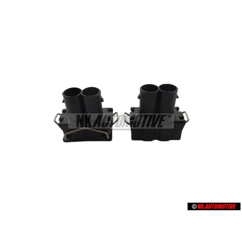 2x VW Original Caja Contacto Plano Con Junta - 357951772