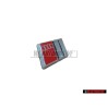 Audi Original S-LINE Volante Rotulo Insignia Emblema Cromo Rojo - 4A0419685B