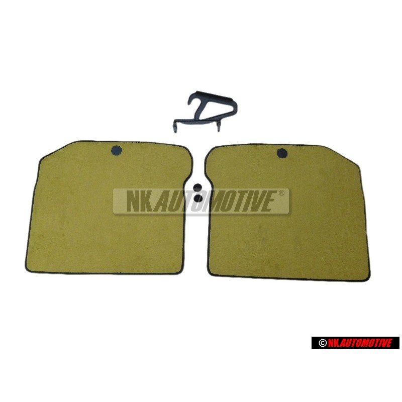 VW Original 1 Juego Alfombrillas (Textil) Amarillo - 1J0061226EAGRG