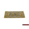 Audi Original Anillos Trasero Simbolo Insignia Emblema Cromo - 4F0853742C 2ZZ