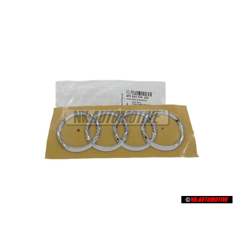 Audi Original Anillos Trasero Simbolo Insignia Emblema Cromo - 8F0853742 2ZZ