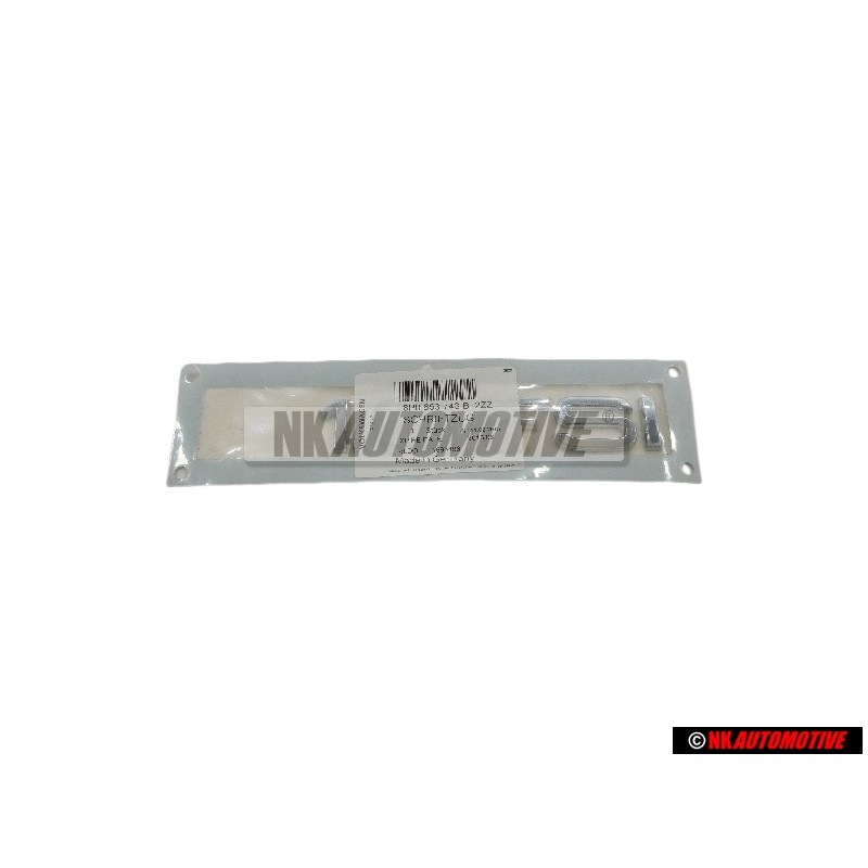 Audi Original 1.6 FSI Trasero Rotulo Insignia Emblema Cromo - 8P0853743B 2ZZ