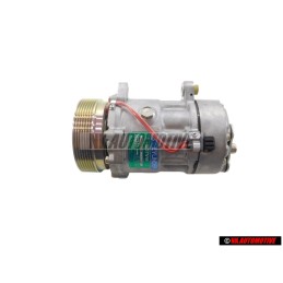 VW Original Compresor Aire Acondicionado Con Embrague Electromagn. 