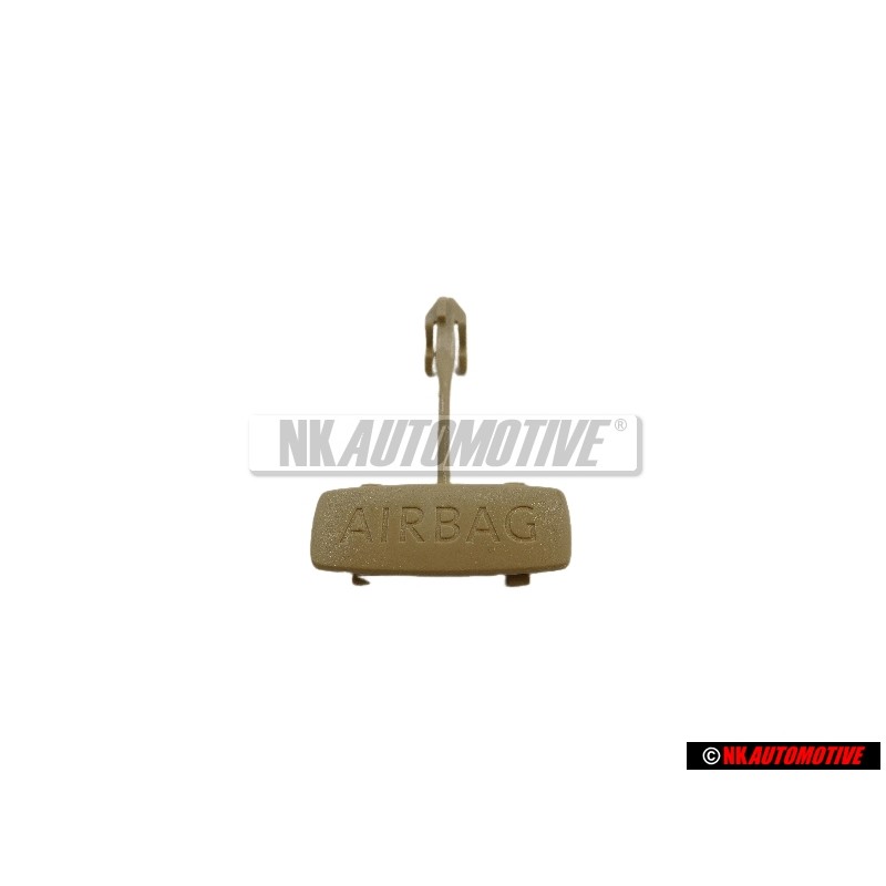 VW Original Embellecedor Con Emblema Purebeige - 1K5853437 7G8