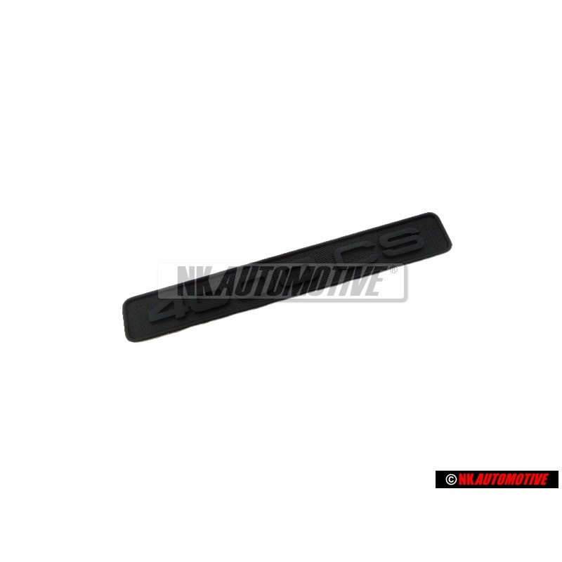 Audi Original 4000 CS Tablero Rotulo Insignia Emblema Negro - 811853681A