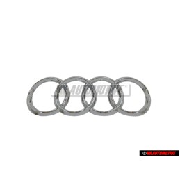 Audi Original Anillos Trasero Simbolo Insignia Emblema Cromo - 8T8853742 2ZZ
