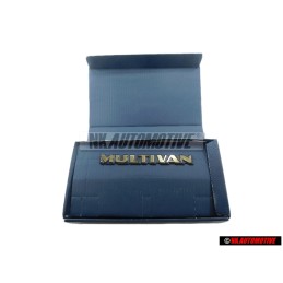 VW Original MULTIVAN 40th Trasero Rotulo Insignia Emblema - 253853689F GLD