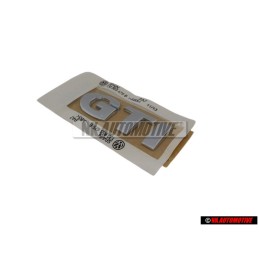 VW Original GTI Trasero Rotulo Insignia Emblema Cromo - 1J0853675B 739
