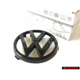 VW Original Frente Simbolo Insignia Emblema Negro - 325853601 HE1