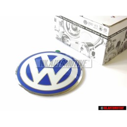VW Original Trasero Simbolo Insignia Emblema Azul Blanco - 1C0853630L 39A