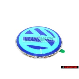 VW Original Trasero Simbolo Insignia Emblema Azul Blanco - 1C0853630L 39A