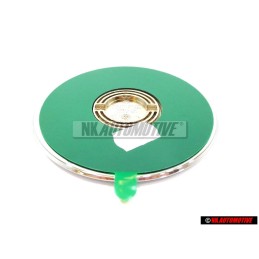 VW Original Trasero Simbolo Insignia Emblema Azul Blanco - 1C0853630L 39A