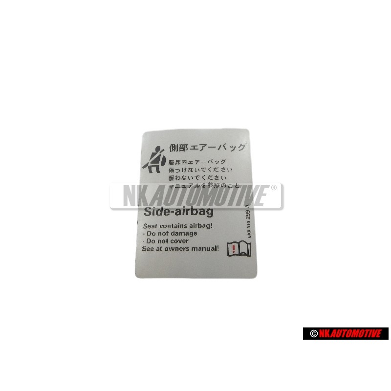 VW Original Rotulo Explicativo - 6X0010299A
