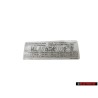 VW Original Adhesivo P. Presion Neumaticos - 7M3010305K