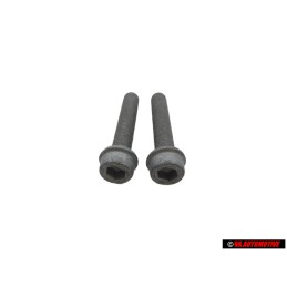 2x Audi Original Tornillo De Cuello Cilindrico Con Cabeza Hexagono - N 91058702