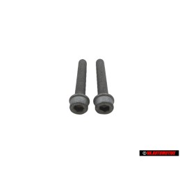 2x Audi Original Tornillo De Cuello Cilindrico Con Cabeza Hexagono - N 91058802