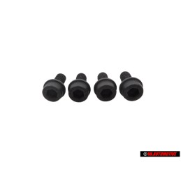 4x VW Original Tornillo Cilindrico Con Cabeza De Hexagono Interior - N 90729401