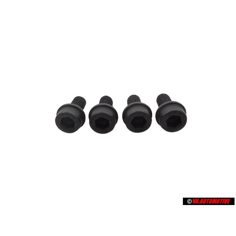 4x VW Original Tornillo Cilindrico Con Cabeza De Hexagono Interior - N 90729401