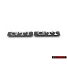 2x VW Original GTI Lado Rotulo Insignia Emblema Cromo - 1H6853714C Z10