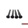 4x VW Original Guia P. Apoyacabezas, Regulable Negro Satinado - 811881939 01C