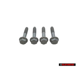 4x VW Original Tornillo Hexagonal Con Collar - N 10209605