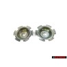 2x VW Original Chapa Soporte P.Boton Regulac. 
