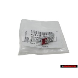 Audi Original S8 Volante Rotulo Insignia Emblema Cromo Rojo - 4D0419685A