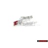 Audi Original S3 Volante Rotulo Insignia Emblema Cromo Rojo - 8L0419685A