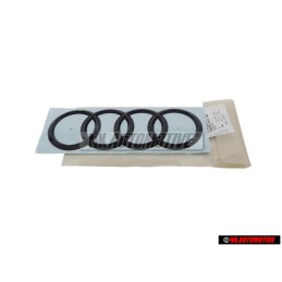 Audi Original Anillos Trasero Simbolo Insignia Emblema Negro - 4M0853742D T94