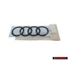 Audi Original Anillos Trasero Simbolo Insignia Emblema Negro - 4M0853742D T94