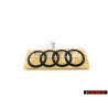 Audi Original Anillos Trasero Simbolo Insignia Emblema Negro - 8U0853742B T94