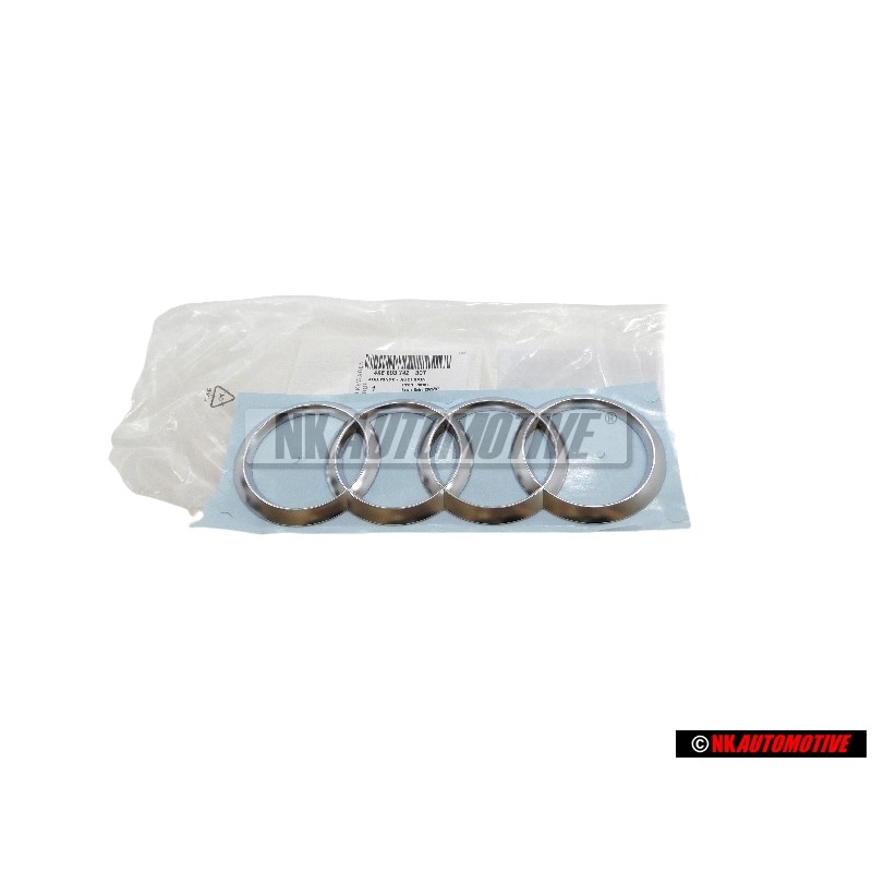 Audi Original Anillos Trasero Simbolo Insignia Emblema Cromo - 4KE853742 3Q7