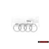 Audi Original Anillos Trasero Simbolo Insignia Emblema Cromo - 8J0853742B 2ZZ