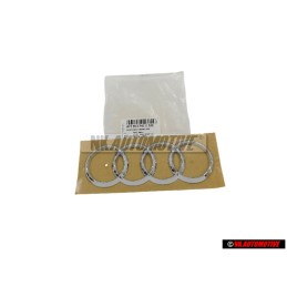 Audi Original Anillos Trasero Simbolo Insignia Emblema Cromo - 8P7853742B 2ZZ