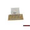 Audi Original Anillos Trasero Simbolo Insignia Emblema Cromo - 8P7853742B 2ZZ