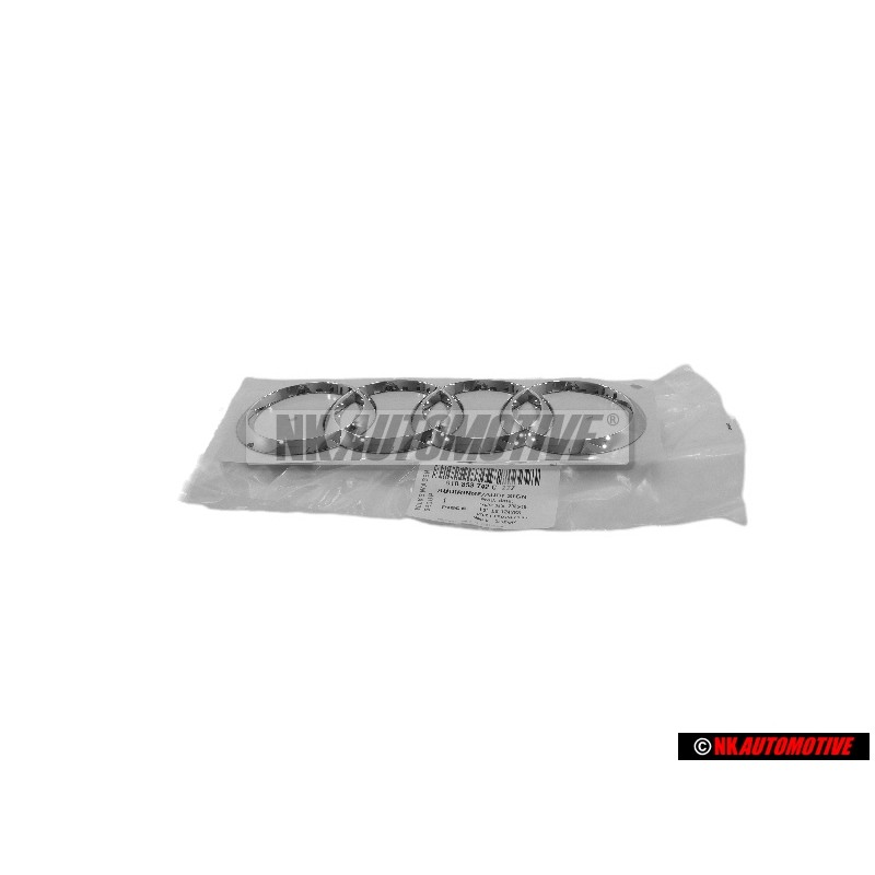 Audi Original Anillos Trasero Simbolo Insignia Emblema Cromo - 8T0853742C 2ZZ